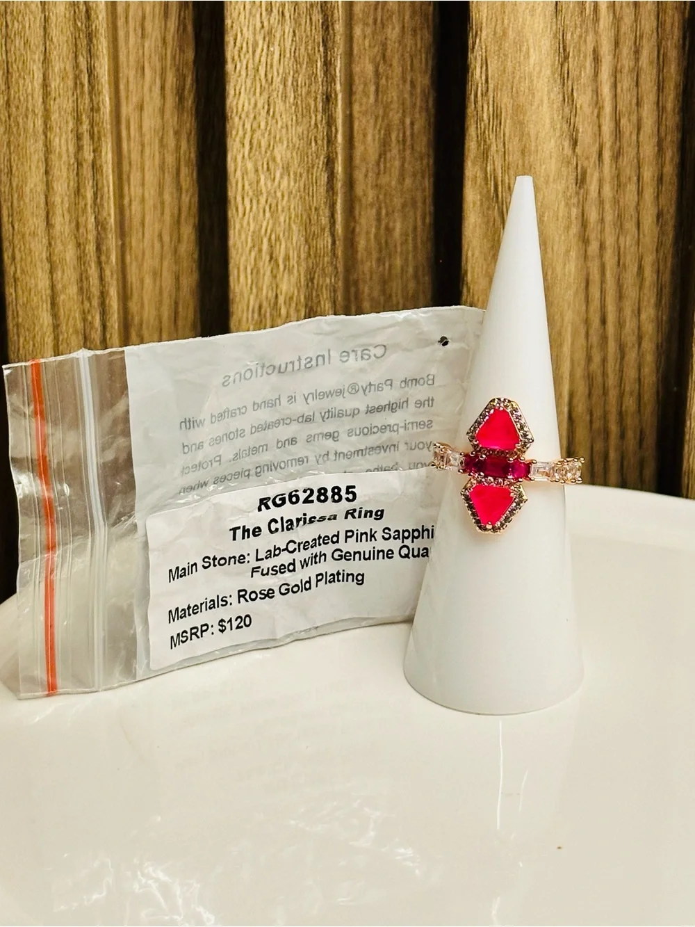 Bomb Party OG Ring size 5 “The Clarissa Ring”